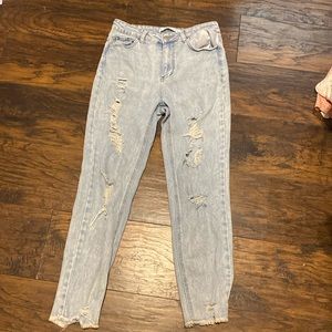 Riped jeans worn few times small